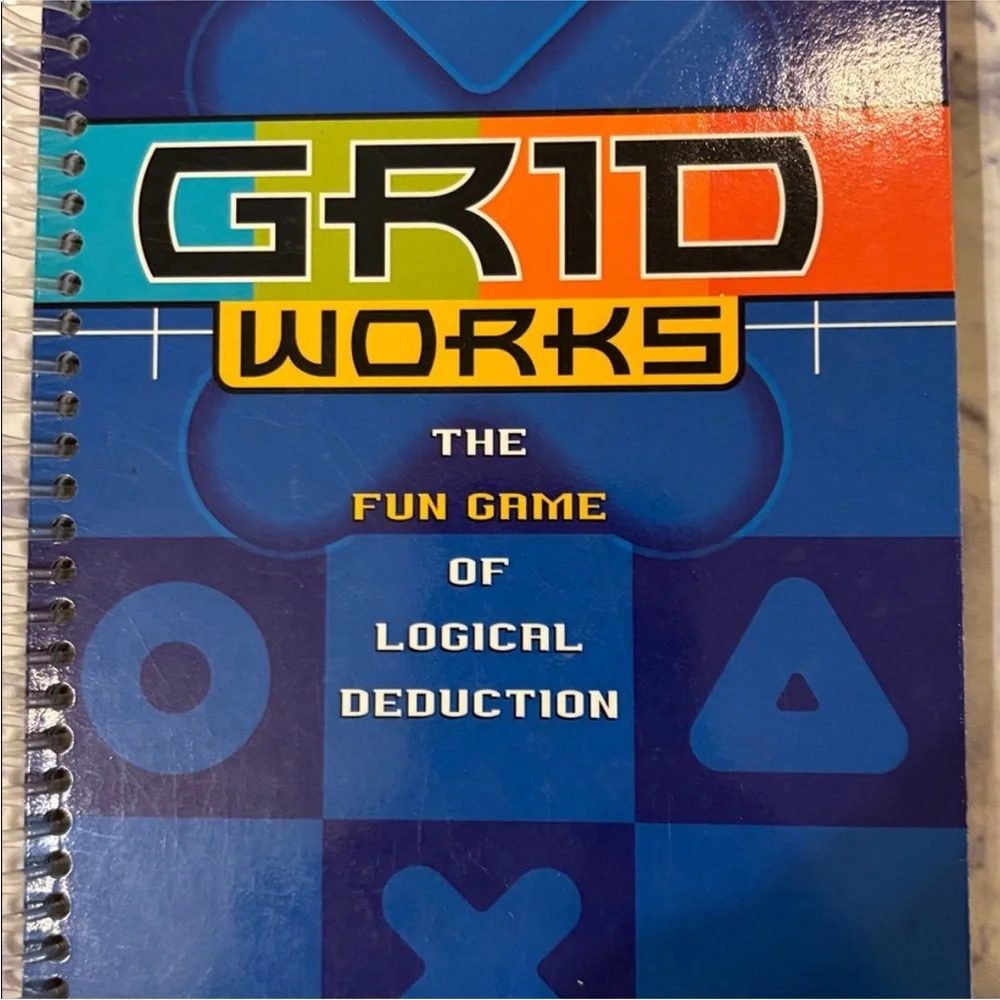 Grid Works by ThinkFun The Fun Game of Logical Deduction Puzzle Game New Sealed
